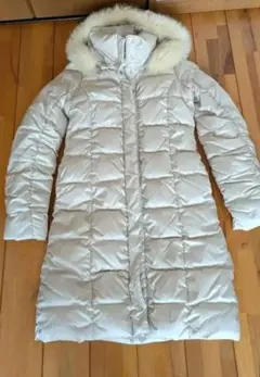 INGNI ベージュ フード付き ロングダウンジャケット