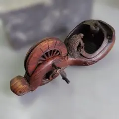 墨壺 在銘 壺静作 虎 大工道具 工芸品 墨壷 彫刻 墨坪 すみつぼ 墨つぼ