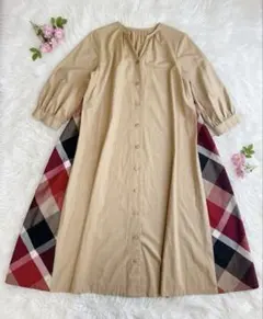 ブルーレーベルクレストブリッジ 3way シャツワンピース