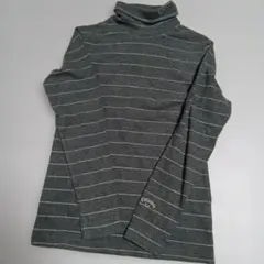 Callaway グレー ストライプ タートルネック　L