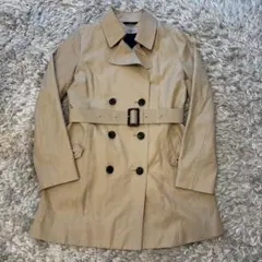 LES MUES トレンチコート ミドル丈 Ｍ 撥水 ライナー付き ベージュ