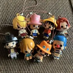 ワンピース フィギュアストラップ 8セット