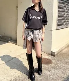 SPIRAL GIRL オーバーチェックシャツ 新品　タグ付きのサムネイル