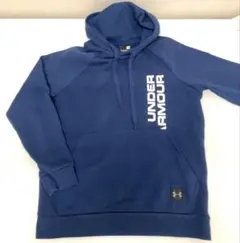 UNDER ARMOUR アンダーアーマーフード付きパーカー　ネイビー　裏起毛