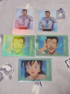 名探偵コナン ぱしゃこれクリア 毛利蘭/毛利小五郎 5枚