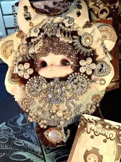 MIJUAN ミジュアン 心・可可 ぬいぐるみラインストーンカスタム 海外正規品