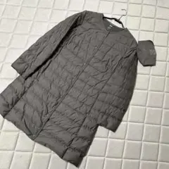 UNIQLO ライトダウンコート XL グレー　旧デザイン 美品