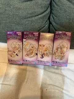 ワンピース ワーコレ ルフィ ギア5 メタリックカラー 4個