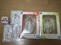 五等分の花嫁一番くじ　中野四葉 中野五月フィギュアセット