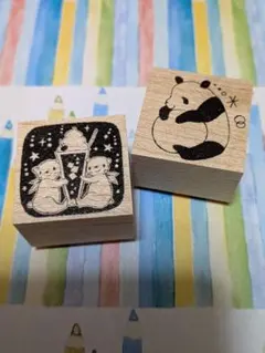中古　nonnlalaさん スタンプ　2個