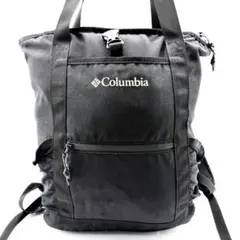 Columbia　リュックサック　2WAY　ナイロン　ロゴ刺繍　ブラック