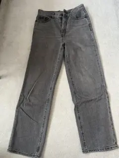 グレー ストレートデニム Sサイズ