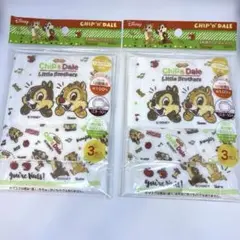 3-10歳 チップ＆デール 子供用ガーゼマスク 3枚入 2個セットのサムネイル