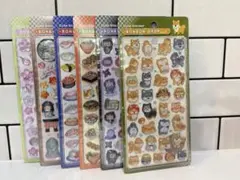 ボンボンドロップシール 柴犬 食べ物 寿司 神社 桜 忍者