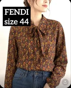 【送料無料】 FENDI フェンディ シルクシャツ サイズ44 花柄のサムネイル