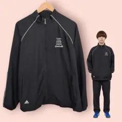 Y2K adidas トラックジャケット ナイロンジャケット ウィンドブレーカー