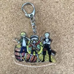 ワンピース　アクリルキーホルダー　ルフィ　ゾロ　サンジ