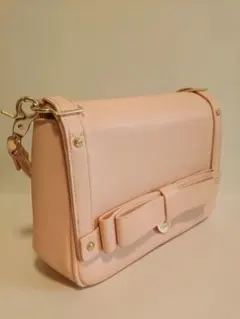 メゾンドフルール ダブルリボンフラップ Sバッグ ピンク