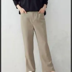 【新品】コムサイズム　サイドベンツカ－キパンツ　Lサイズ