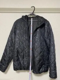 GU ブルゾン ブラック 黒 L ジャンパー フード付き