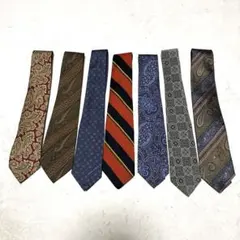 ネクタイ 7本セット デザイン多様