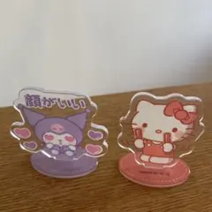 ハローキティ マイメロディ アクリルスタンドセット