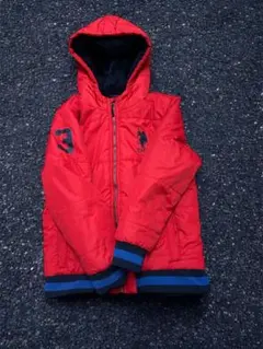 U.S.POLO ASSN ダウン　レッド