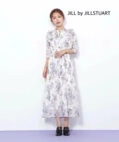 JILL by JILLSTUART ぼかしフラワープリントワンピース