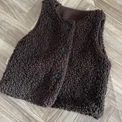 韓国キッズ　ボアベスト　110