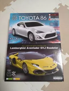 【新品未開封】ラジコン　トヨタ86　ホワイト　ランボルギーニ　イエローのサムネイル