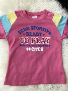 ◆　errea エレア　半袖Tシャツ　ピンク　140　◆