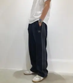 未使用◆NEEDLESニードルス◆トラックパンツ男女兼用 セットアップ可ネイビー 2025年最新】needles トラックパンツ ネイビーの人気アイテム