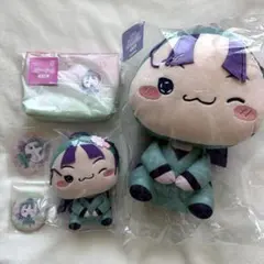 立花仙蔵 もちぴこBIGぬいぐるみ 忍たま乱太郎 フリューくじ 5点セット