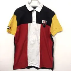 TOMMY HILFIGER 古着 ワッペン セーリング カットソーポロシャツ