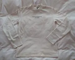 ホワイト カットソー 150 160 Ｌ ポンポネット