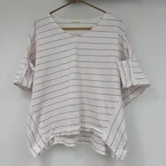 Natural Beauty Basic ストライプTシャツ 半袖