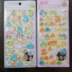 すみっコぐらし 2枚セットボンボンドロップシール