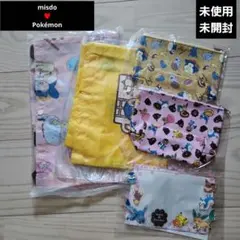 ♥️misdo×Pokémon♥️エコバッグ、ポーチ、ジッパーバッグ