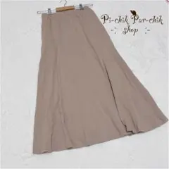 【ユニクロ】スカート　フレアスカート　ロングスカート　綿100％　カジュアル
