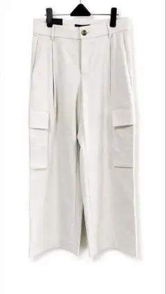 【新品タグ付】BANANA REPUBLIC ワイドレッグカーゴパンツ サイズ2