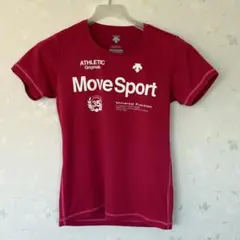 DESCENTE Move Sport 半袖Tシャツ ピンクＭサイズのサムネイル