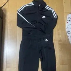 adidas 黒 ジャージ 3本ライン