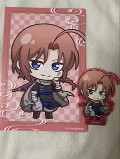 銀魂 キャラポップストア 神威祭 スクエア缶バッジ 神威 ステッカー