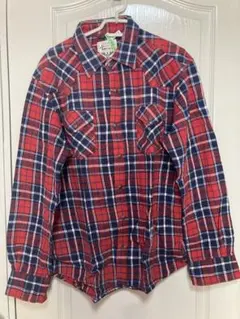 SMITH'S AMERICAN ネルシャツ レッドチェック　クリーニング済