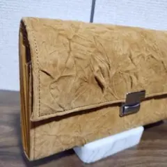 【レア】アイソラ 長財布 ギャルソンウォレット イエロー シワ加工 極稀少のサムネイル
