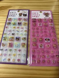 国内正規品　サンリオキャラクターズ　タイルシール　日焼けキティ　2種類セット