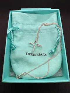 【極美品】ティファニー ネックレス ティファニー オープンクロス スクエア 極美品】ティファニー ネックレス ティファニー オープンクロス