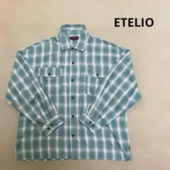 ETELIO チェック　シャツのサムネイル