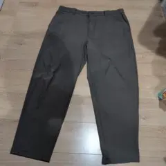 ユニクロUNIQLOメンズウルトラストレッチパンツXLオリーブ◆3難あり◆