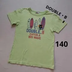 DOUBLE.B 半袖Tシャツ 140 ライトグリーンのサムネイル
